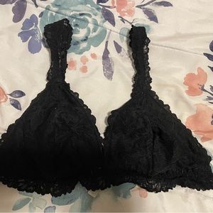 PINK Victorias Secret Black Lace Bralette